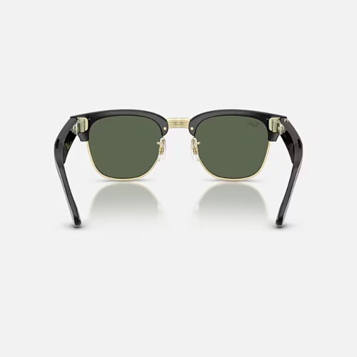 Ray-Ban Meta Audio Clubmaster (черный глянцевый / G-15 зеленые)