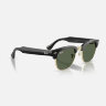 Ray-Ban Meta Audio Clubmaster (черный глянцевый / G-15 зеленые)