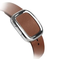 Ремешок кожаный для Apple Watch 42мм W5 NOBLEMAN (Коричневый)