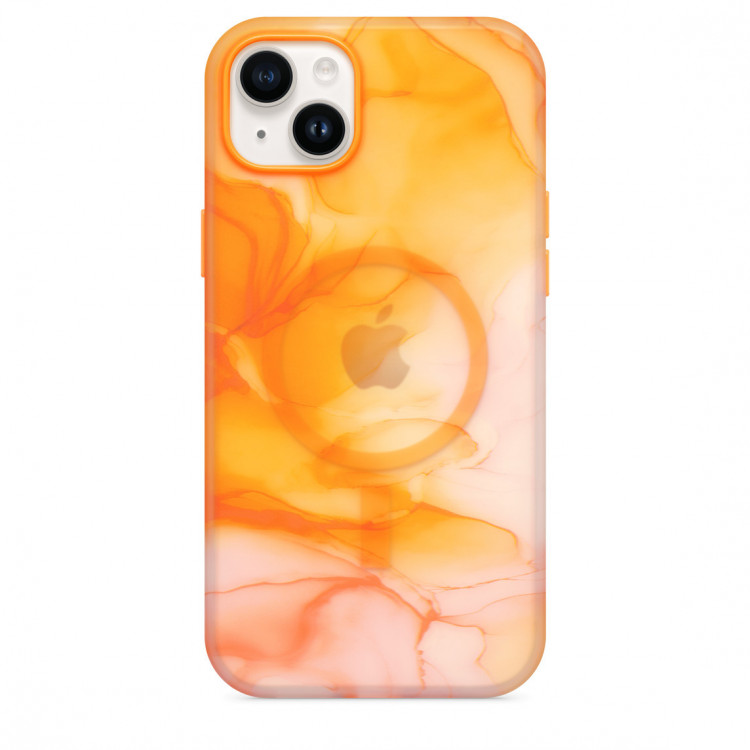 Чехол OtterBox серии Figura для iPhone 14 Plus с MagSafe - Оранжевый