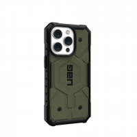 Защитный чехол с поддержкой MagSafe Uag Pathfinder для iPhone 14 Pro - Оливковый (Olive)