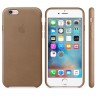 Чехол кожаный для iPhone 6s Plus Коричневый