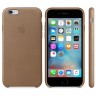 Чехол кожаный для iPhone 6s Plus Коричневый