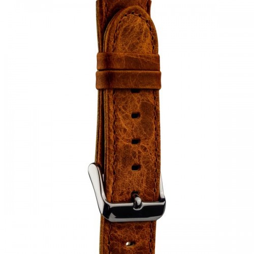 Ремешок кожаный iBacks с классической пряжкой для Apple Watch 38mm Оранжевый
