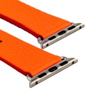 Кожаный ремешок COTEetCI W1 Band for Premier для Apple Watch 38мм - Оранжевый