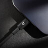 Короткий плетёный кабель Beats USB-C — Lightning, 20 см, черный