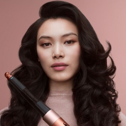 Мультистайлер и фен Dyson Airwrap i.d. Straight+Wavy - Amber silk