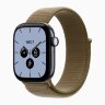 Apple Watch Series 12 42mm, Night Blue Ceramic Case with Sport Loop - Olive
