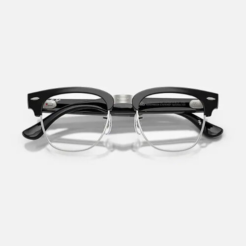 Ray-Ban Meta Audio Clubmaster (черный глянцевый / Blue-Violet)