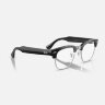 Ray-Ban Meta Audio Clubmaster (черный глянцевый / Blue-Violet)