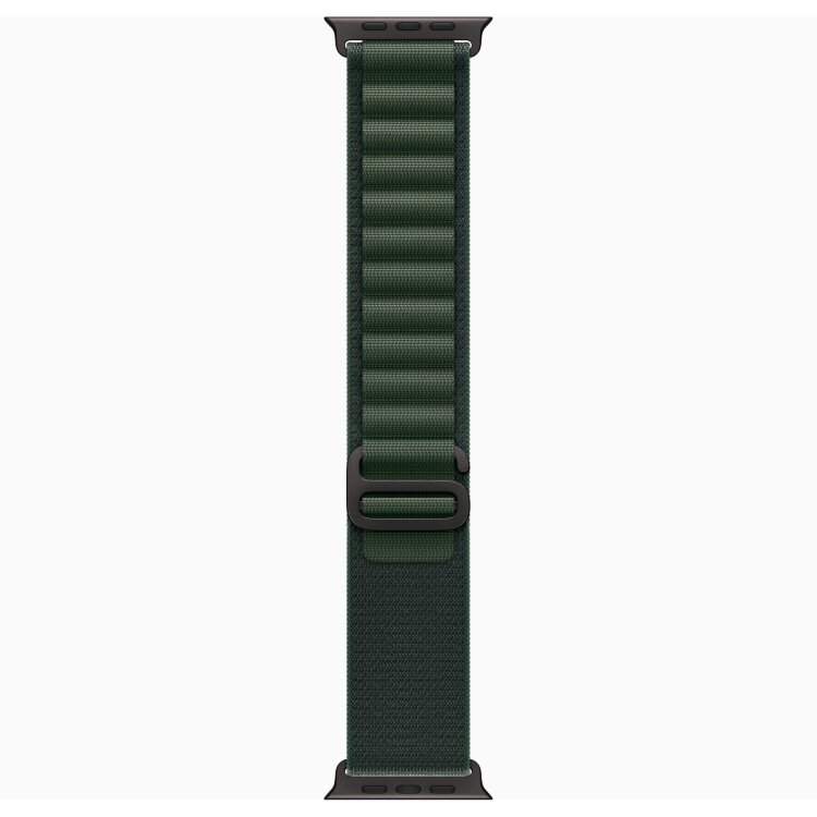 Браслет для Apple Watch Ultra 49mm Alpine Loop Titanium Black (M) - Dark Green (Темно-зеленый)