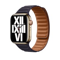 Кожаный ремешок 41mm Leather Link M/L для Apple Watch - Ink