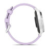 Умные часы Garmin Lily 2 Active 35mm, Silver, Purple Jasmine Silicone Band