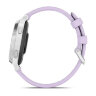 Умные часы Garmin Lily 2 Active 35mm, Silver, Purple Jasmine Silicone Band