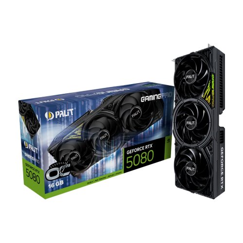 Игровая видеокарта NVIDIA PALIT GeForce RTX 5080 GamingPro OC V1