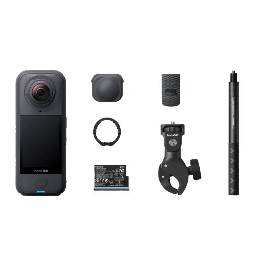 Лёгкая экшн-камера 360 Insta360 X4 Air Black Motorcycle Multiview Bundle