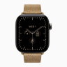 Apple Watch Series 12 42mm, Natural Titanium Case with Modern Buckle - Camel