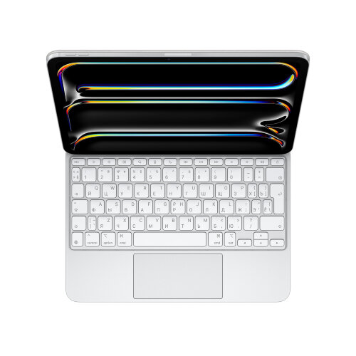 Magic Keyboard для iPad Pro 11 M4 Белая (русская гравировка)