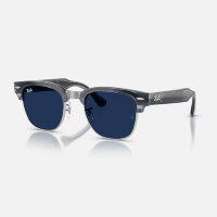 Ray-Ban Meta Audio Clubmaster Transitions (небесно-голубой прозрачный / фотохром Sapphire)