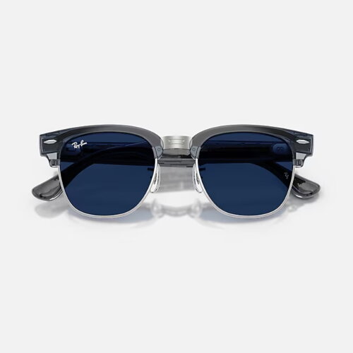 Ray-Ban Meta Audio Clubmaster Transitions (небесно-голубой прозрачный / фотохром Sapphire)