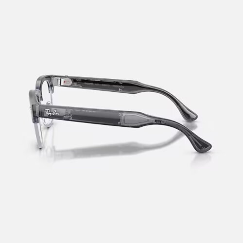 Ray-Ban Meta Audio Clubmaster Transitions (небесно-голубой прозрачный / фотохром Sapphire)