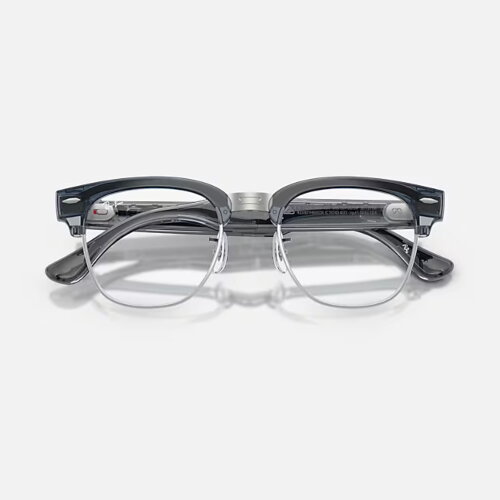 Ray-Ban Meta Audio Clubmaster Transitions (небесно-голубой прозрачный / фотохром Sapphire)