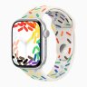 Apple Watch Series 10 46mm, Silver Aluminum Case with Sport Band - Pride Edition