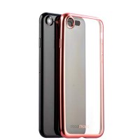 Силиконовая чехол-накладка Deppa Gel Plus для iPhone 8 и 7 - Розовый матовый