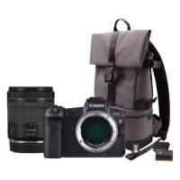 Canon EOS R Mirrorless Camera + RF 24-105mm IS STM Lens + Backpack + SD card + Spare Battery