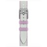 Apple Watch Hermes Series 11 42mm, тонкий ремешок из плетенного нейлона серый