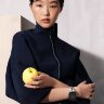 Apple Watch Hermes Series 11 42mm, классический белый ремешок с лошадью