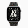 Apple Watch Series 11 42mm, Space Gray Aluminum Case with Nike Sport Band - Midnight Black