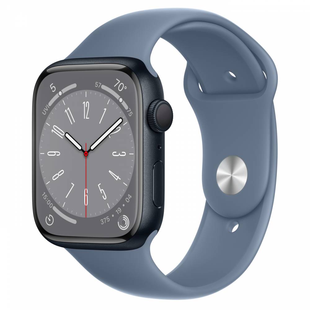 Купить Apple Watch 8 Aluminum Midnight 45mm Slate Blue в Москве цена