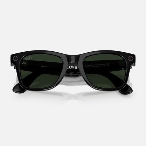 Ray-Ban Meta Gen 2 Wayfarer Transitions (матовая черная оправа, линзы прозрачные - зеленый фотохром) M