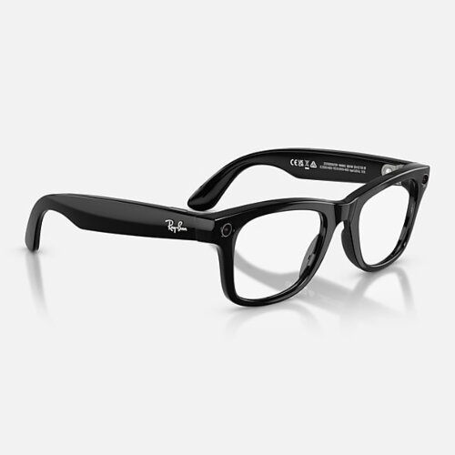 Ray-Ban Meta Gen 2 Wayfarer Transitions (матовая черная оправа, линзы прозрачные - зеленый фотохром) M