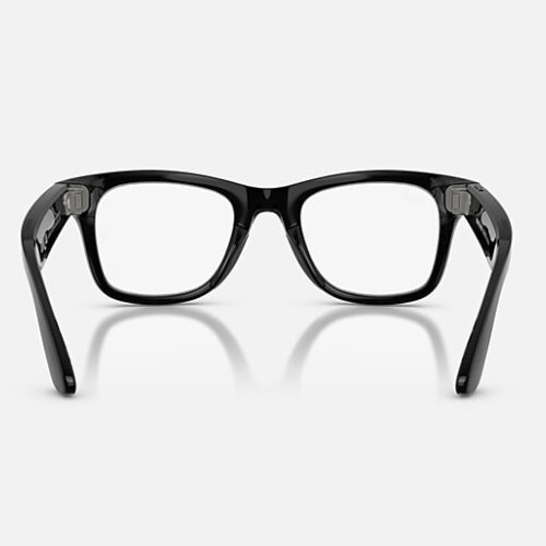 Ray-Ban Meta Gen 2 Wayfarer Transitions (матовая черная оправа, линзы прозрачные - зеленый фотохром) M