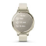 Умные часы Garmin Lily 2 Active 35mm, Lunar Gold, Bone Silicone Band