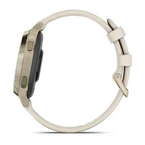 Умные часы Garmin Lily 2 Active 35mm, Lunar Gold, Bone Silicone Band