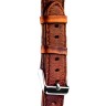 Ремешок кожаный iBacks с классической пряжкой для Apple Watch 38mm Темно-коричневый