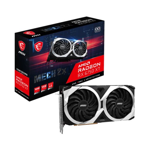 Видеокарта MSI Radeon RX 6750 XT MECH 2X 12G OC