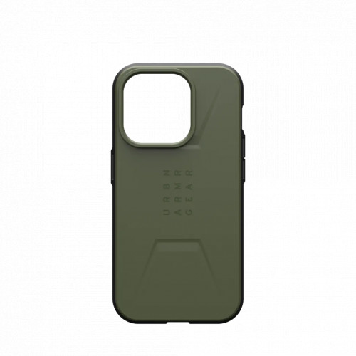 Защитный чехол Uag Civilian для iPhone 15 Pro с MagSafe - Оливковый (Olive Drab)
