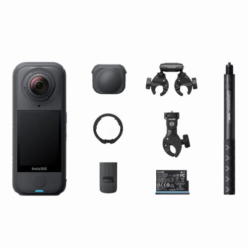 Лёгкая экшн-камера 360 Insta360 X4 Air Black Motorcycle Ultimate Multiview Bundle
