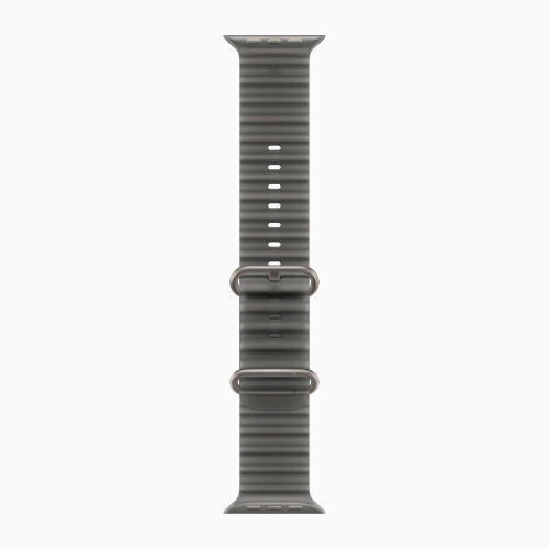 Apple Watch Ultra 4 49mm Titanium Case with Translucent Black Ocean Band