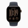Apple Watch Series 12 46mm, Dark Bronze Aluminum Case with Sport Band - Navy Blue