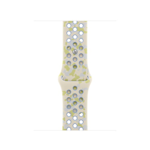 Ремешок Nike Sport Band для Apple Watch 46mm S/M — Бело-зеленый (Chalk Calm)