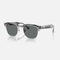 Ray-Ban Meta Audio Clubmaster (железно-серый прозрачный / Polarized темно-серые)