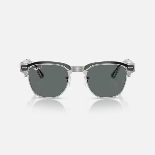Ray-Ban Meta Audio Clubmaster (железно-серый прозрачный / Polarized темно-серые)