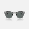 Ray-Ban Meta Audio Clubmaster (железно-серый прозрачный / Polarized темно-серые)