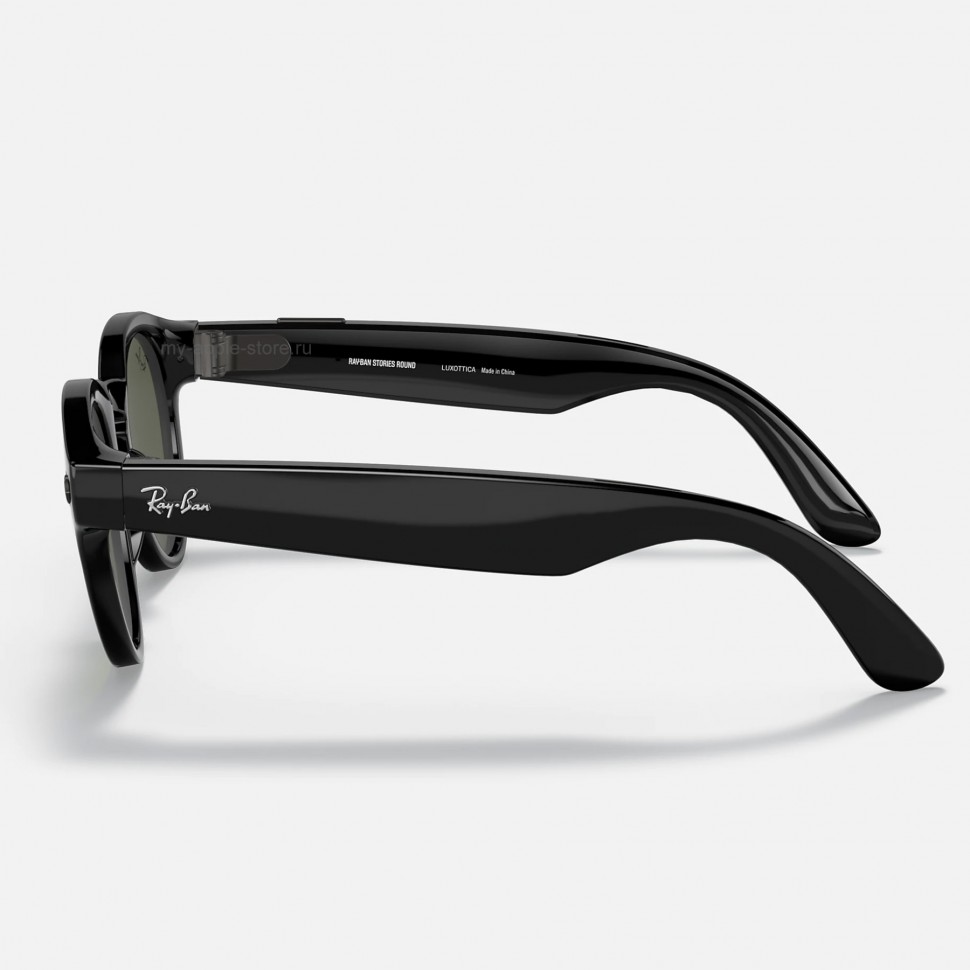 Купить очки Ray-Ban Stories Round черные в Москве