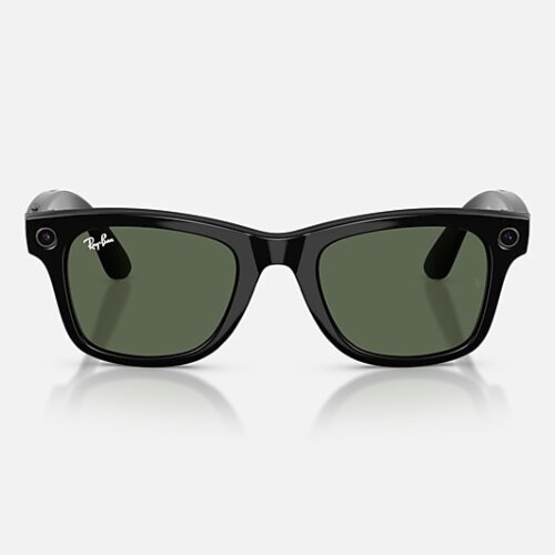 Ray-Ban Meta Gen 2 Wayfarer (глянцевая черная оправа, линзы зеленые Classic G-15) M